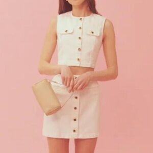 Reformation Denim Set